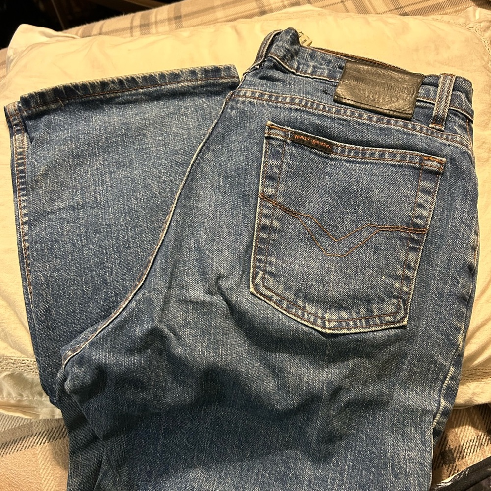 Harley-Davidson Blue Straight Leg Jeans plus BONUS